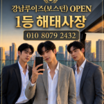 강남호빠 루이즈 전체1등 해태사장